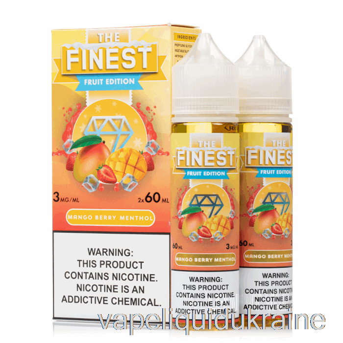 Vape Liquid Ukraine Mango Berry MENTHOL - The Finest Fruit Edition - 120mL 6mg